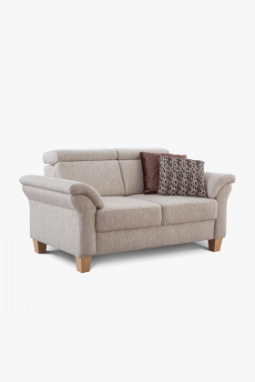 2-Sitzer Sofa Landhausstil modern auf Holzbeinen